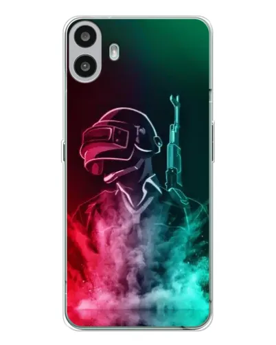 Чехол для Nothing CMF Phone 1 с картинкой «PUBG — огненный воин» Чехол для Nothing CMF Phone 1 с картинкой «PUBG — огненный воин»