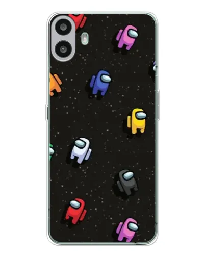 Чехол для Nothing CMF Phone 1 с картинкой «Космический паттерн Among Us» Чехол для Nothing CMF Phone 1 с картинкой «Космический паттерн Among Us»