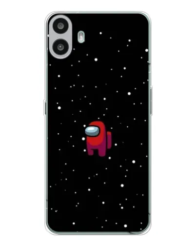 Чехол для Nothing CMF Phone 1 с картинкой «Красный Among Us» Чехол для Nothing CMF Phone 1 с картинкой «Красный Among Us»