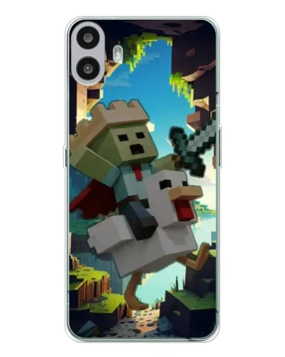 Чехол для Nothing CMF Phone 1 с картинкой «Стив и гусь»
