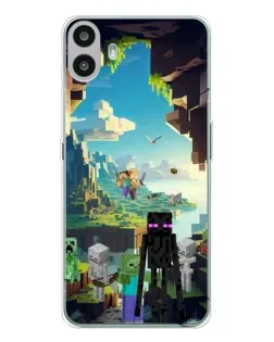 Чохол для Nothing CMF Phone 1 з картинкою «Ендермен у лісі» Чохол для Nothing CMF Phone 1 з картинкою «Ендермен у лісі»