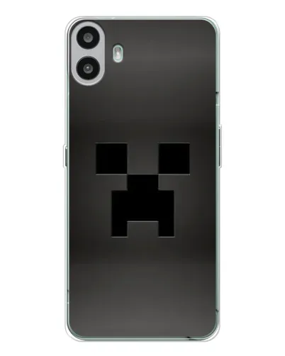 Чехол для Nothing CMF Phone 1 с картинкой «Черный крипер градиент»