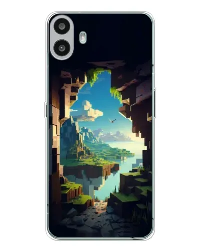 Чехол для Nothing CMF Phone 1 с картинкой «Вид из пещеры»