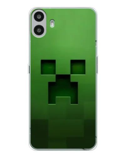 Чехол для Nothing CMF Phone 1 с картинкой «Крипер микро-дизайн»