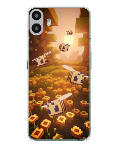 Чехол для Nothing CMF Phone 1 с картинкой «Поле подсолнухов»
