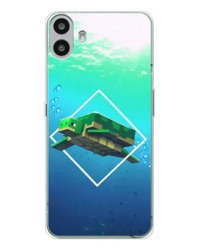 Чехол для Nothing CMF Phone 1 с картинкой «Черепаха Minecraft» Чехол для Nothing CMF Phone 1 с картинкой «Черепаха Minecraft»
