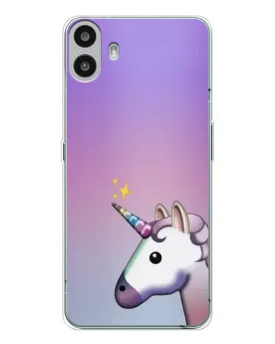 Чехол для Nothing CMF Phone 1 с картинкой «Единорог градиент» Чехол для Nothing CMF Phone 1 с картинкой «Единорог градиент»