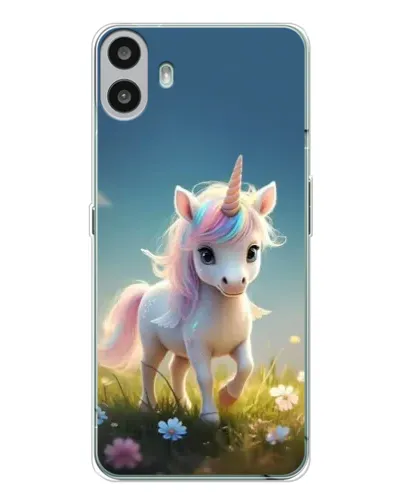 Чехол для Nothing CMF Phone 1 с картинкой «Единорог на поляне» Чехол для Nothing CMF Phone 1 с картинкой «Единорог на поляне»
