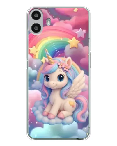 Чехол для Nothing CMF Phone 1 с картинкой «Маленький единорог» Чехол для Nothing CMF Phone 1 с картинкой «Маленький единорог»