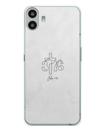 Чехол для Nothing CMF Phone 1 с картинкой «Иоанна 3:16 Крест» Чехол для Nothing CMF Phone 1 с картинкой «Иоанна 3:16 Крест»