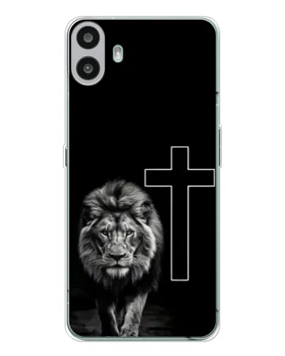 Чехол для Nothing CMF Phone 1 с картинкой «Лев и Крест» Чехол для Nothing CMF Phone 1 с картинкой «Лев и Крест»