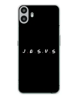 Чехол для Nothing CMF Phone 1 с картинкой «Точки веры J.E.S.U.S.»