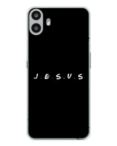 Чехол для Nothing CMF Phone 1 с картинкой «Точки веры J.E.S.U.S.» Чехол для Nothing CMF Phone 1 с картинкой «Точки веры J.E.S.U.S.»