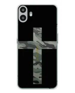 Чехол для Nothing CMF Phone 1 с картинкой «Милитари Крест»