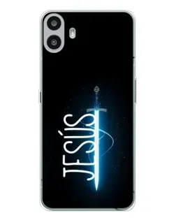 Чехол для Nothing CMF Phone 1 с картинкой «Меч Духа Jesus»