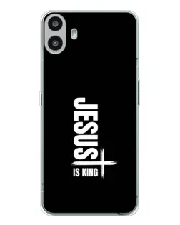 Чехол для Nothing CMF Phone 1 с картинкой «Вертикаль веры Jesus»