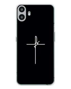 Чехол для Nothing CMF Phone 1 с картинкой «Тонкий крест»