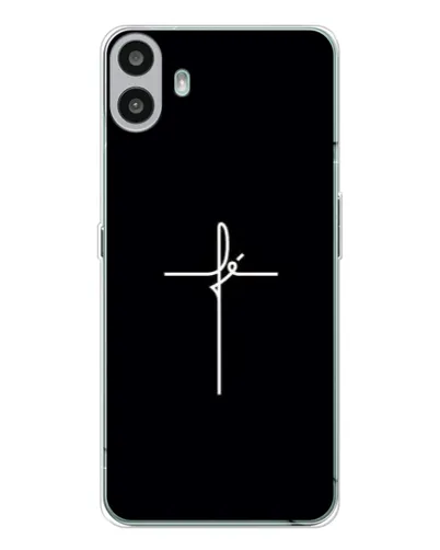Чехол для Nothing CMF Phone 1 с картинкой «Тонкий крест» Чехол для Nothing CMF Phone 1 с картинкой «Тонкий крест»