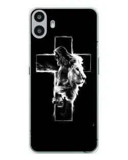 Чехол для Nothing CMF Phone 1 с картинкой «Сияющий крест Jesus»