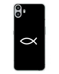 Чехол для Nothing CMF Phone 1 с картинкой «Символ рыбы Jesus»
