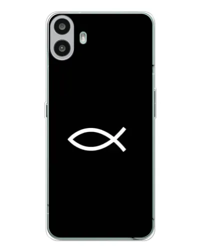Чехол для Nothing CMF Phone 1 с картинкой «Символ рыбы Jesus» Чехол для Nothing CMF Phone 1 с картинкой «Символ рыбы Jesus»