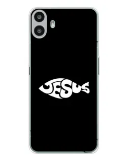 Чехол для Nothing CMF Phone 1 с картинкой «Рыба Jesus»