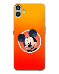 Чехол для Nothing CMF Phone 1 с картинкой «Mickey в круге»