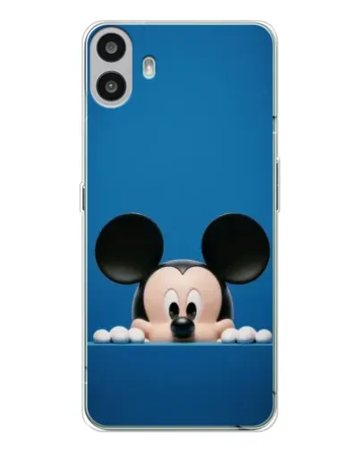 Чехол для Nothing CMF Phone 1 с картинкой «Микки выглядывает»