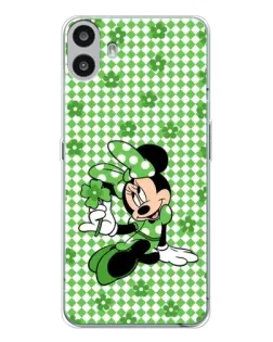 Чехол для Nothing CMF Phone 1 с картинкой «Mickey в клетку»