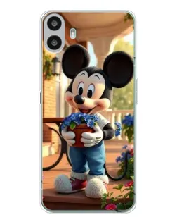 Чехол для Nothing CMF Phone 1 с картинкой «Микки садовод»