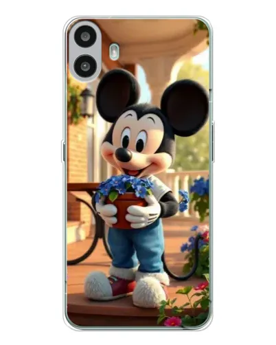 Чехол для Nothing CMF Phone 1 с картинкой «Микки садовод»