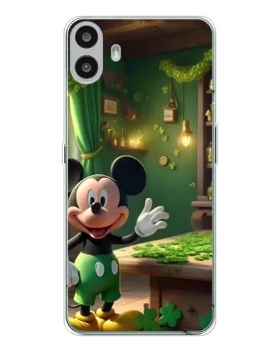 Чехол для Nothing CMF Phone 1 с картинкой «Микки в мастерской»