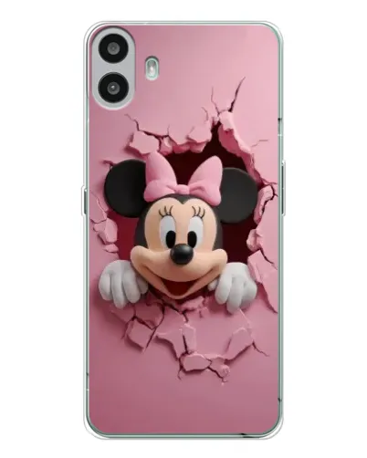Чехол для Nothing CMF Phone 1 с картинкой «Минни сквозь стену»