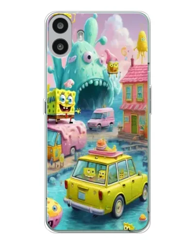 Чехол для Nothing CMF Phone 1 с картинкой «Монстр-трак приключения»
