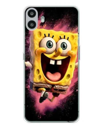 Чехол для Nothing CMF Phone 1 с картинкой «Взрывной Спанч Боб»