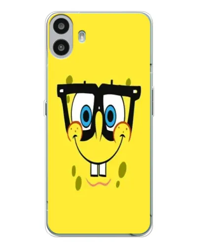 Чехол для Nothing CMF Phone 1 с картинкой «Минималистичный Спанч Боб» Чехол для Nothing CMF Phone 1 с картинкой «Минималистичный Спанч Боб»