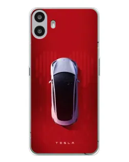 Чохол для Nothing CMF Phone 1 з картинкою «Tesla Top View» Чохол для Nothing CMF Phone 1 з картинкою «Tesla Top View»