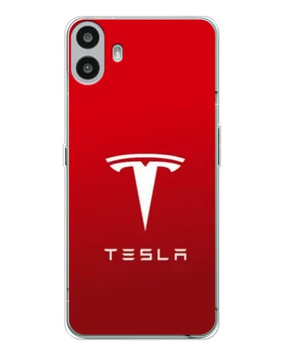 Чехол для Nothing CMF Phone 1 с картинкой «Tesla Red Classic»