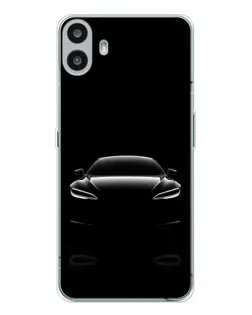 Чохол для Nothing CMF Phone 1 з картинкою «Силует Tesla Night» Чохол для Nothing CMF Phone 1 з картинкою «Силует Tesla Night»