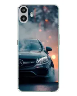 Чохол для Nothing CMF Phone 1 з картинкою «Mercedes — нічне місто» Чохол для Nothing CMF Phone 1 з картинкою «Mercedes — нічне місто»