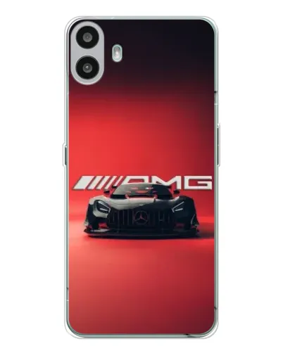 Чехол для Nothing CMF Phone 1 с картинкой «Mercedes AMG — красная линия» Чехол для Nothing CMF Phone 1 с картинкой «Mercedes AMG — красная линия»