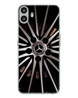 Чехол для Nothing CMF Phone 1 с картинкой «Диск Mercedes»