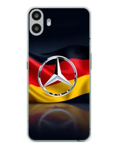 Чехол для Nothing CMF Phone 1 с картинкой «Mercedes — флаг Германии» Чехол для Nothing CMF Phone 1 с картинкой «Mercedes — флаг Германии»