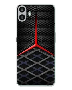 Чехол для Nothing CMF Phone 1 с картинкой «Mercedes Carbon Grid»