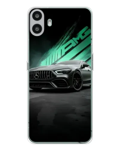 Чехол для Nothing CMF Phone 1 с картинкой «Темный Mercedes AMG» Чехол для Nothing CMF Phone 1 с картинкой «Темный Mercedes AMG»