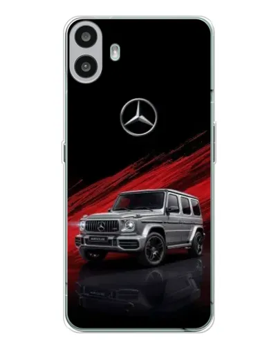 Чехол для Nothing CMF Phone 1 с картинкой «Mercedes G-Class красный» Чехол для Nothing CMF Phone 1 с картинкой «Mercedes G-Class красный»