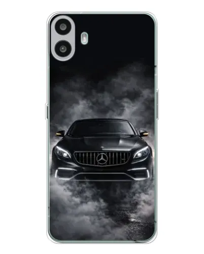 Чехол для Nothing CMF Phone 1 с картинкой «Mercedes в дыму» Чехол для Nothing CMF Phone 1 с картинкой «Mercedes в дыму»