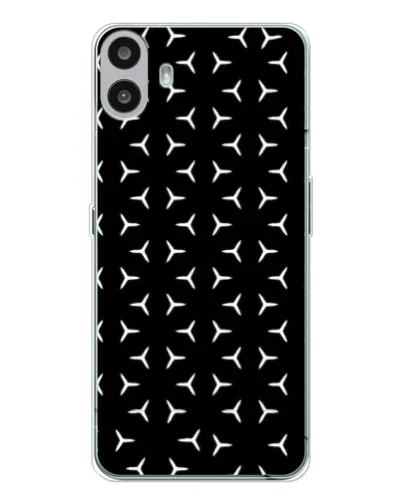 Чехол для Nothing CMF Phone 1 с картинкой «Mercedes паттерн звезд» Чехол для Nothing CMF Phone 1 с картинкой «Mercedes паттерн звезд»