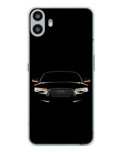 Чехол для Nothing CMF Phone 1 с картинкой «Audi — ночной контур»