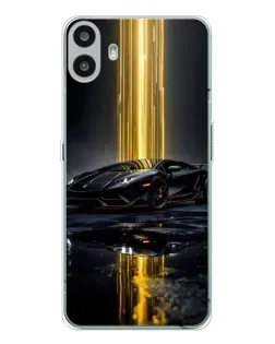 Чохол для Nothing CMF Phone 1 з картинкою «Нічний Lamborghini драйв» Чохол для Nothing CMF Phone 1 з картинкою «Нічний Lamborghini драйв»